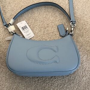 Coach Sky Blue Shoulder Bag